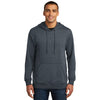 District Made Men's Heathered Navy Lightweight Fleece Hoodie