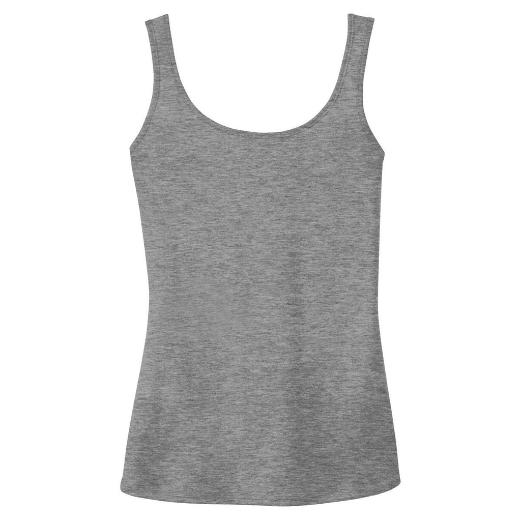 District Made Women's Heathered Nickel Drapey Tank