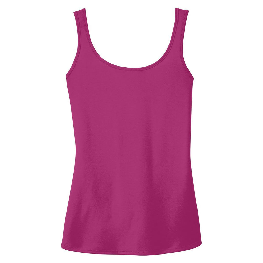 District Made Women's Pink Azalea Drapey Tank