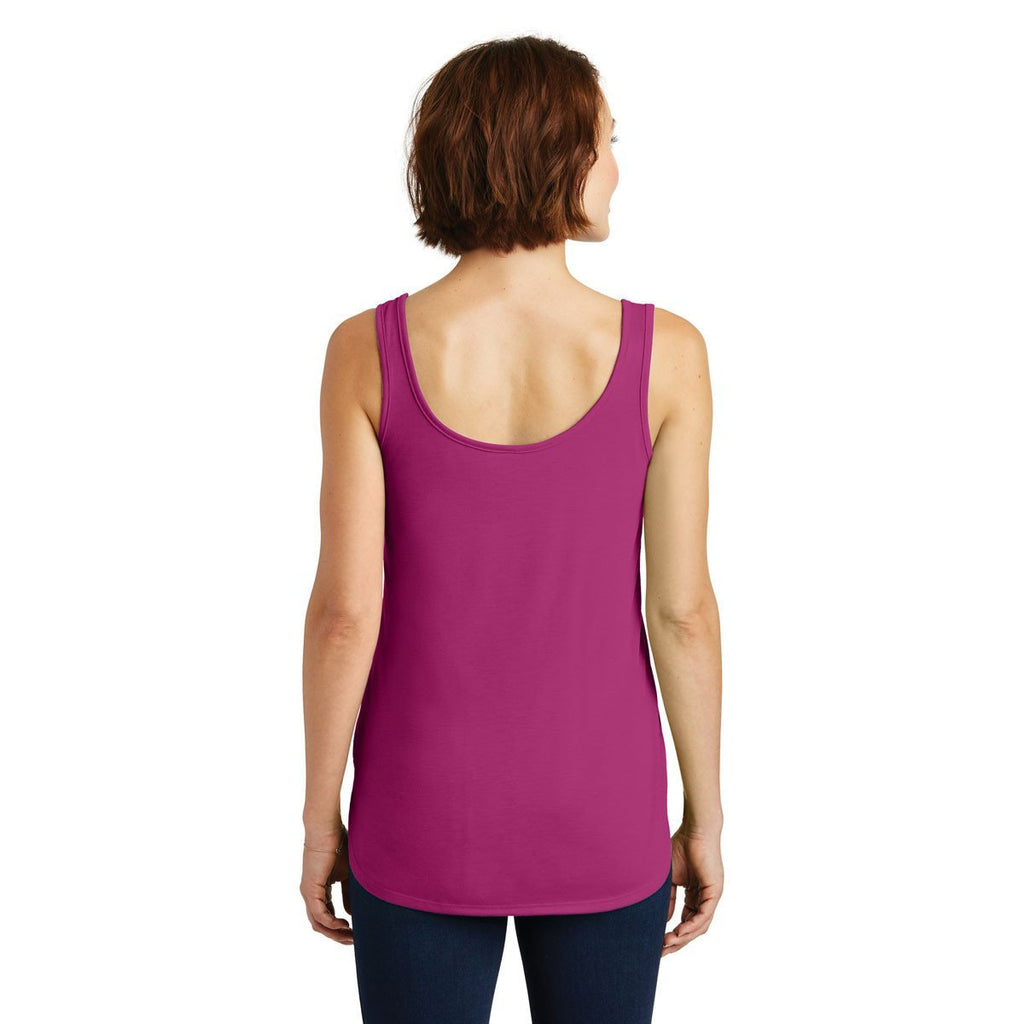 District Made Women's Pink Azalea Drapey Tank