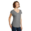 District Made Women's Heathered Nickel Drapey Cross-Back Tee