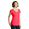 District Made Women's Hot Coral Drapey Cross-Back Tee