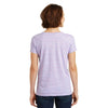 District Made Women's White/Pink Cosmic Relaxed V-Neck Tee