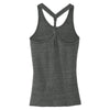 District Made Women's Black/Grey Cosmic Twist Back Tank