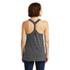District Made Women's Black/Grey Cosmic Twist Back Tank