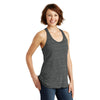 District Made Women's Black/Grey Cosmic Twist Back Tank