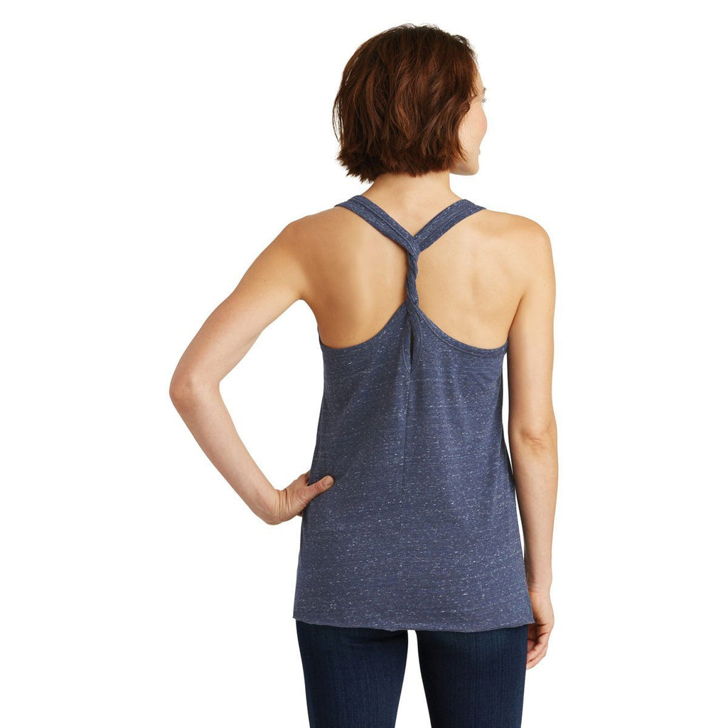 District Made Women's Navy/Royal Cosmic Twist Back Tank