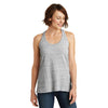 District Made Women's White/Black Cosmic Twist Back Tank