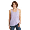 District Made Women's White/Pink Cosmic Twist Back Tank