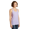 District Made Women's White/Pink Cosmic Twist Back Tank