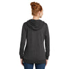 District Made Women's Heathered Black Lightweight Fleece Hoodie