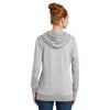 District Made Women's Heathered Grey Lightweight Fleece Hoodie