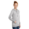 District Made Women's Heathered Grey Lightweight Fleece Hoodie