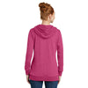 District Made Women's Heathered Pink Azalea Lightweight Fleece Hoodie