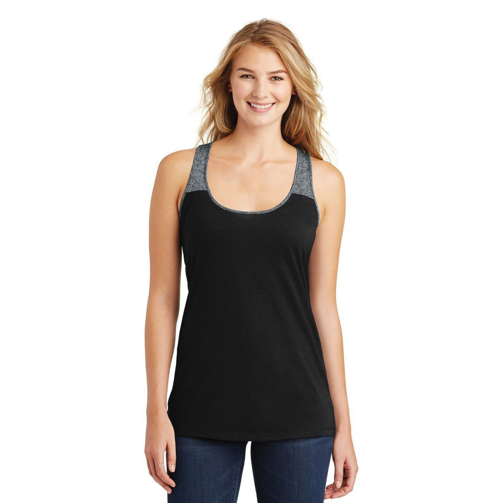 District Women's Black/Black Varsity Tank