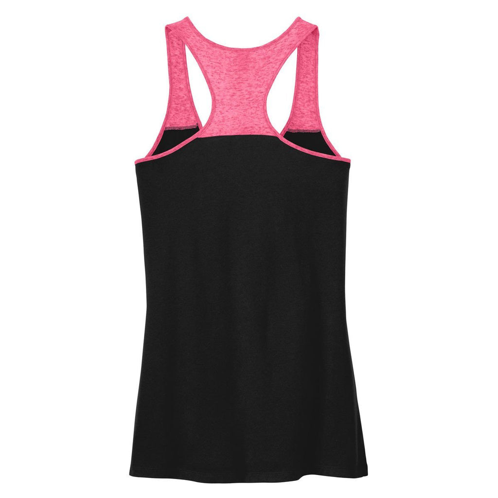 District Women's Black/Watermelon Varsity Tank