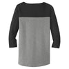 District Women's Black/Grey Frost Rally 3/4-Sleeve Tee