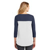 District Women's Deep Royal/Black Rally 3/4-Sleeve Tee