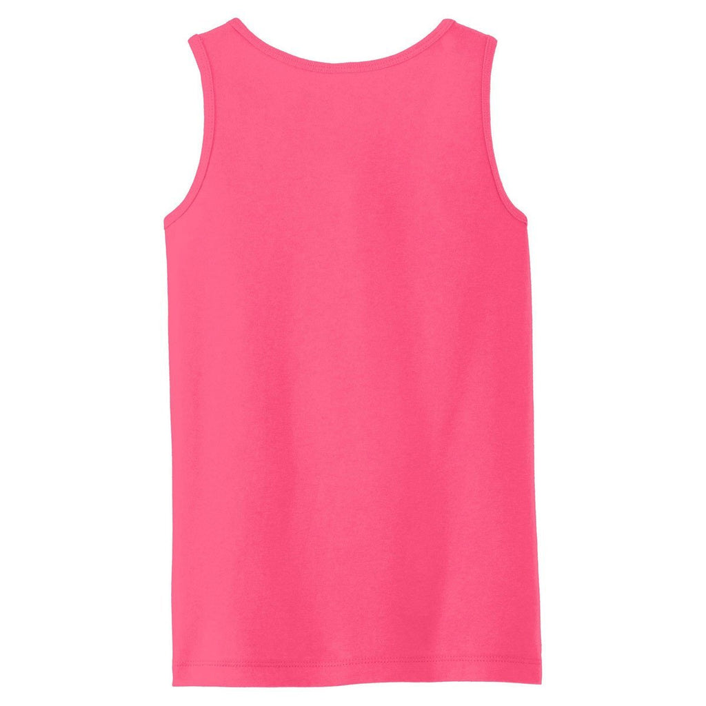 District Youth Neon Pink The Concert Tank