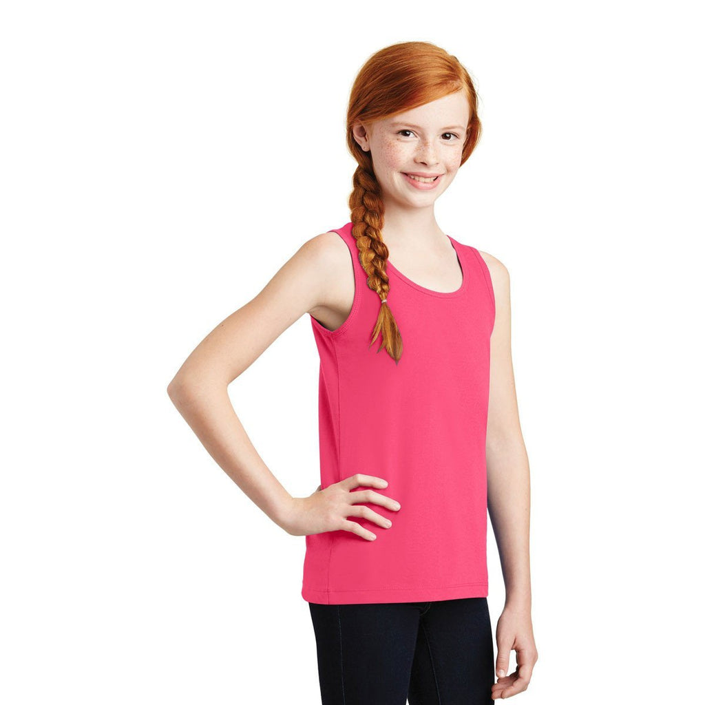 District Youth Neon Pink The Concert Tank