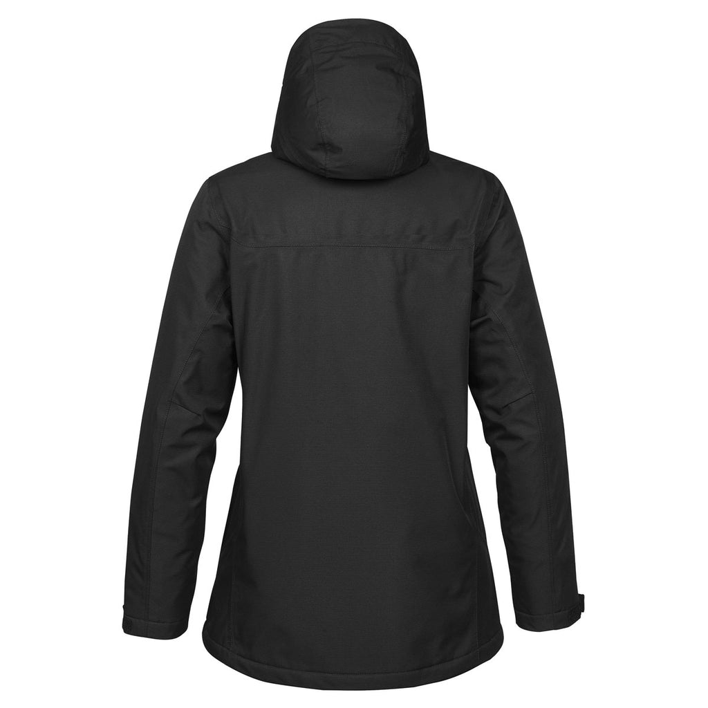 Stormtech Women's Black/Bright Red Snowburst Thermal Shell