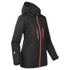 Stormtech Women's Black/Bright Red Snowburst Thermal Shell