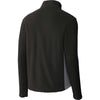 Port Authority Men's Black/Battleship Grey Colorblock Value Fleece Jacket