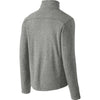 Port Authority Men's Pearl Grey Heather Microfleece 1/2-Zip Pullover