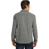 Port Authority Men's Pearl Grey Heather Microfleece 1/2-Zip Pullover