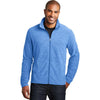 Port Authority Men's Light Royal Heather Microfleece Full-Zip Jacket