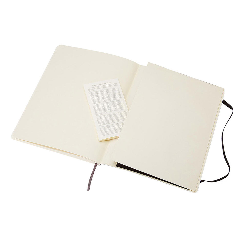 Moleskine Black X-Large Classic Soft Cover Notebook