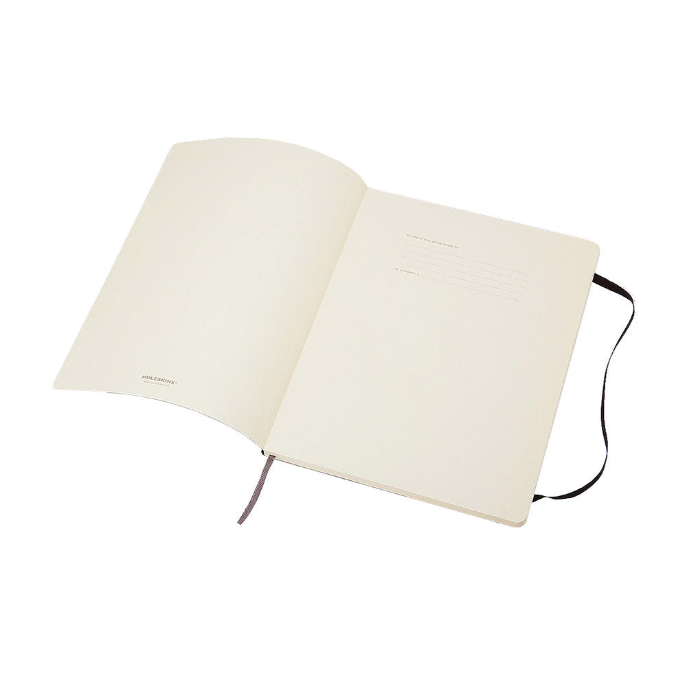 Moleskine Black X-Large Classic Soft Cover Notebook