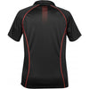 Stormtech Women's Black/True Red Horizon Polo