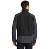 Port Authority Men's Battleship Grey/Black Back-Block Soft Shell Jacket