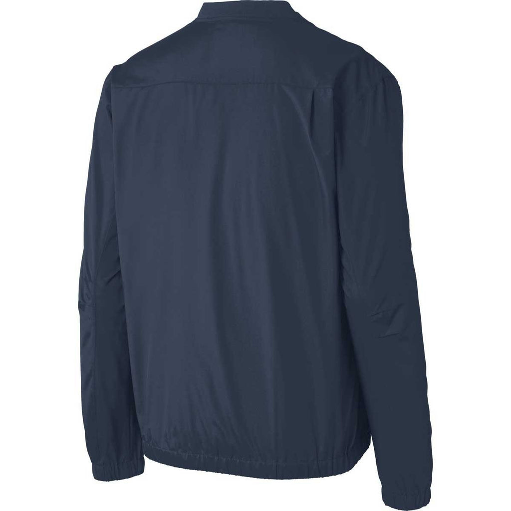 Port Authority Men's Dress Blue Navy Zephyr V-Neck Pullover