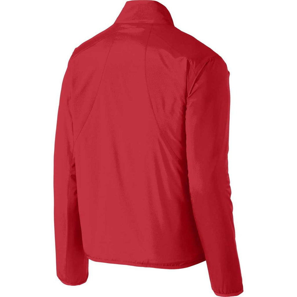 Port Authority Men's Rich Red Zephyr 1/2-Zip Pullover