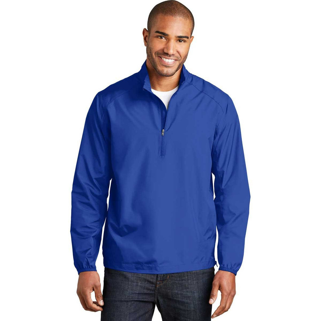 Port Authority Men's True Royal Zephyr 1/2-Zip Pullover