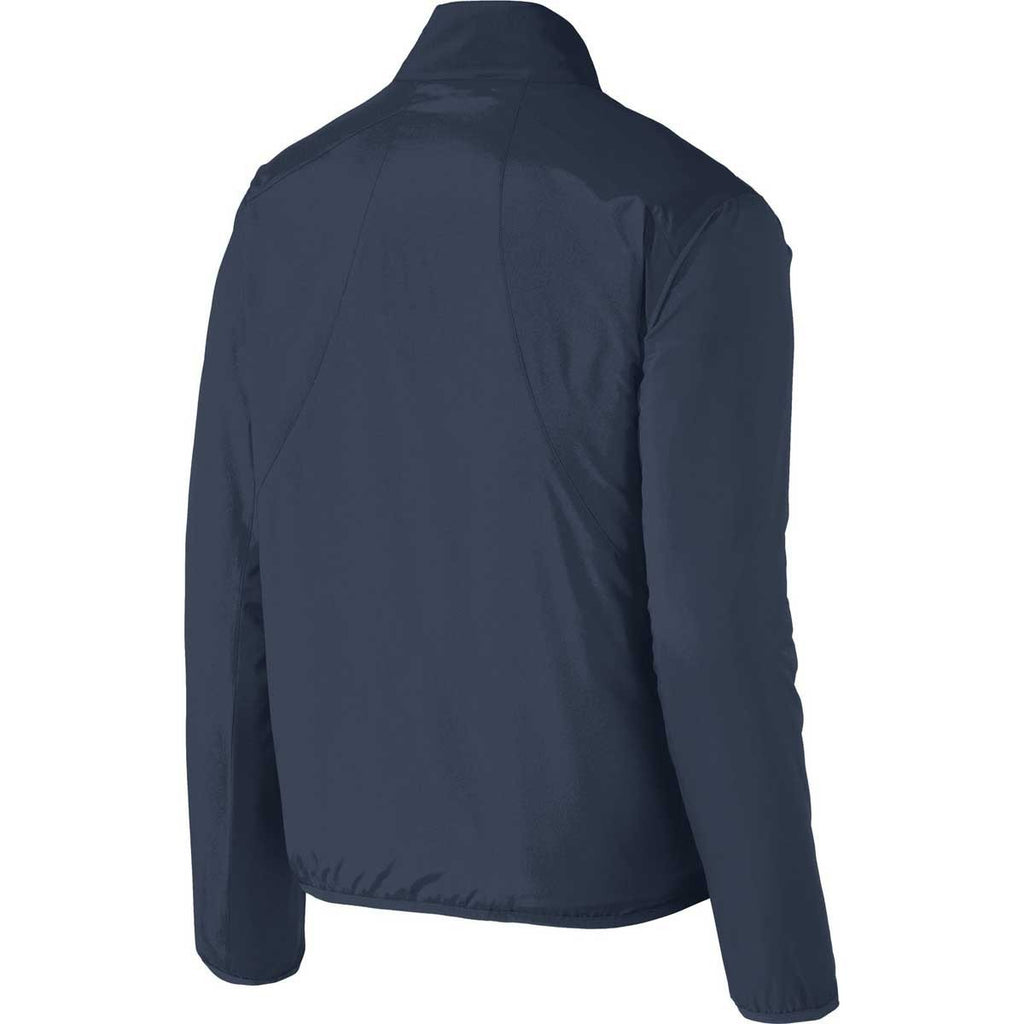 Port Authority Men's Dress Blue Navy Zephyr Full-Zip Jacket