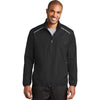 Port Authority Men's Black Zephyr Reflective Hit Full-Zip Jacket