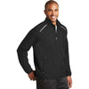 Port Authority Men's Black Zephyr Reflective Hit Full-Zip Jacket