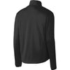 Port Authority Men's Deep Black Active 1/2-Zip Soft Shell Jacket