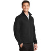 Port Authority Men's Deep Black Active 1/2-Zip Soft Shell Jacket