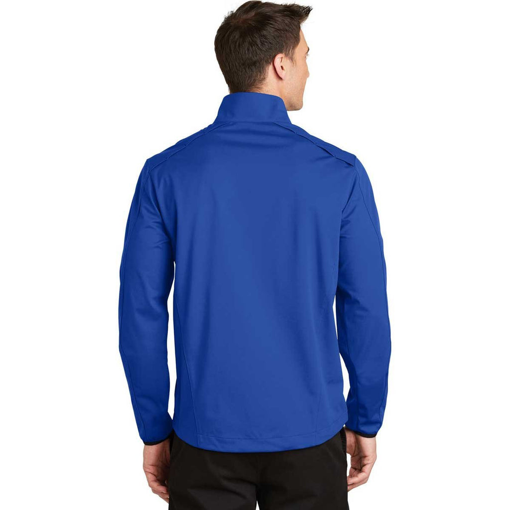 Port Authority Men's True Royal Active 1/2-Zip Soft Shell Jacket