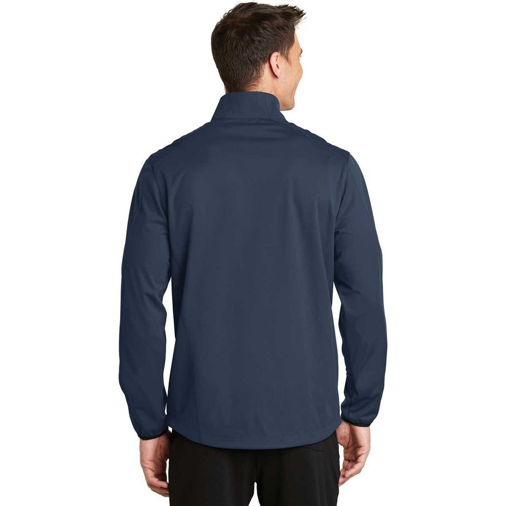 Port Authority Men's Dress Blue Navy Active Soft Shell Jacket