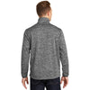 Sport-Tek Men's Black Electric Posicharge Electric Heather Soft Shell Jacket