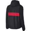 Sport-Tek Men's Black/True Red Zipped Pocket Anorak