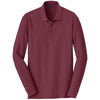 au-k100ls-port-authority-burgundy-polo