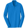 au-k100ls-port-authority-blue-polo