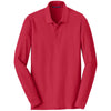 au-k100ls-port-authority-red-polo