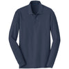 au-k100ls-port-authority-navy-polo